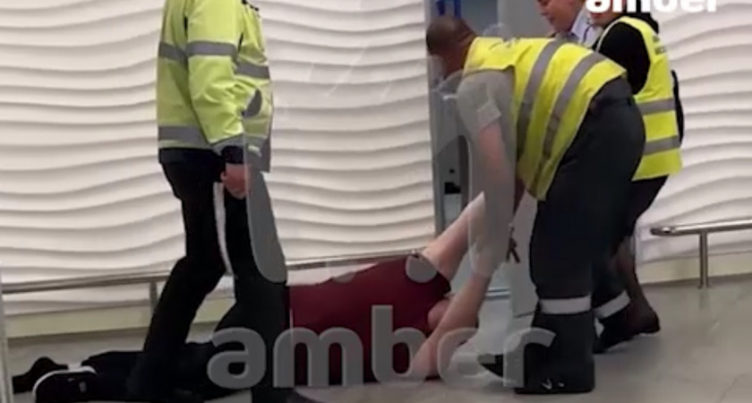 В аэропорту Храброво был задержан пьяный пассажир