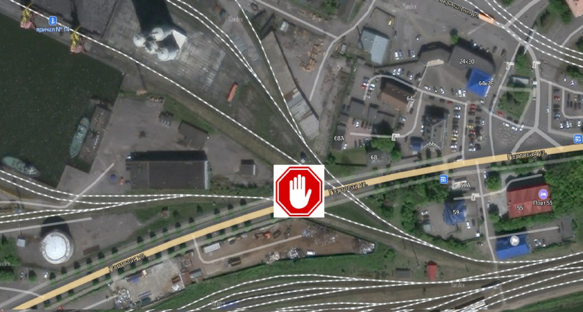 В Калининграде из-за ремонтных работ будет несколько дней перекрыта дорога