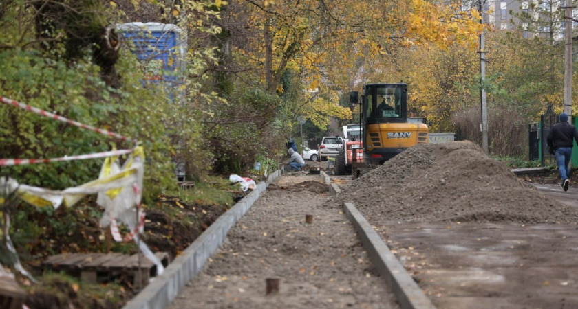 Больная тема: как в администрации проверили ход строительства пешеходных зон в Калининграде
