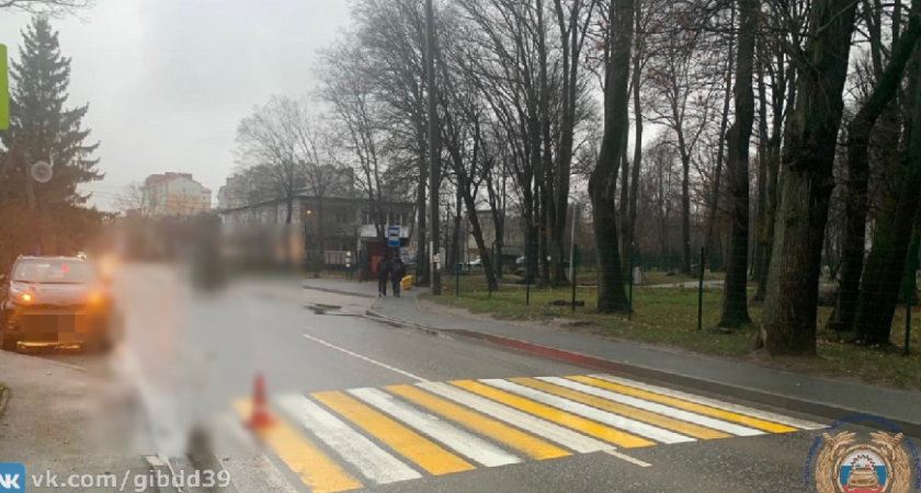 ДТП в Гурьевске: Пожилая женщина сбила школьницу прямо на пешеходной зебре