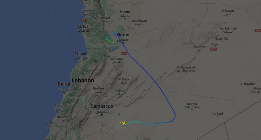 Странная траектория и исчезновение самолета: мог ли Асад погибнуть в авиакатастрофе