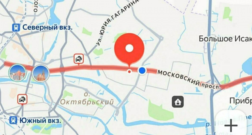 Калининград стоит: Московский проспект застыл из-за ремонта и ДТП