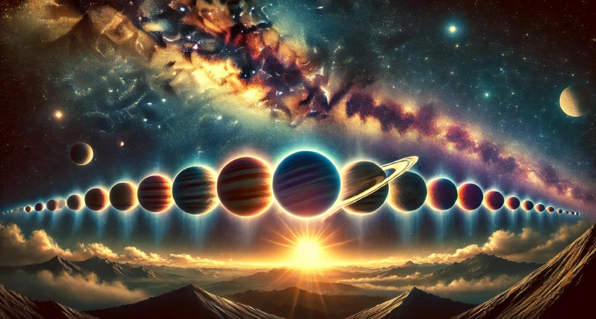 В январе на небе засияют планеты и редкий парад — чем удивит астрономия 2025 года
