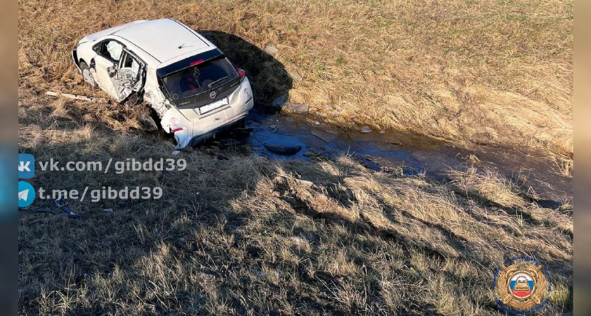 Авто с малышом улетело прямо в кювет: стало известно о жестком ДТП в Гурьевском районе