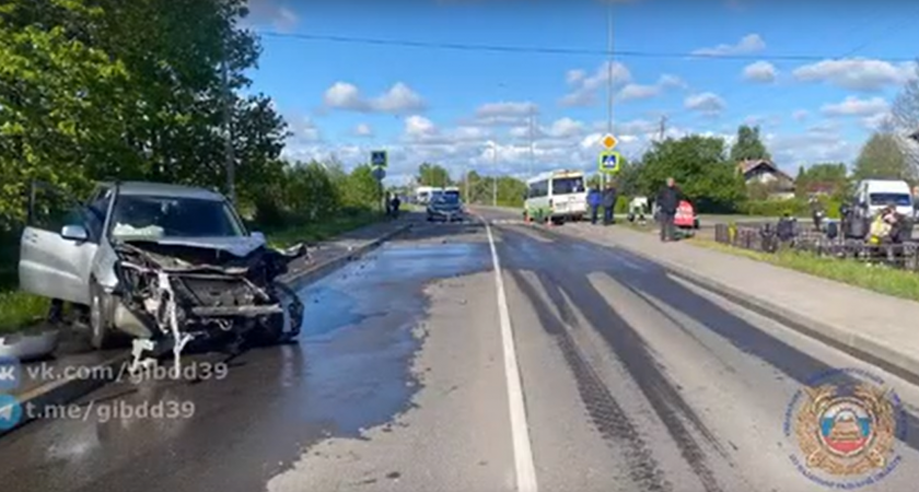 Цепное ДТП под Калининградом: водитель «Тойоты» в больнице