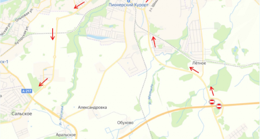 Из-за учений на Приморском полукольце в Калининградской области будет перекрыто движение