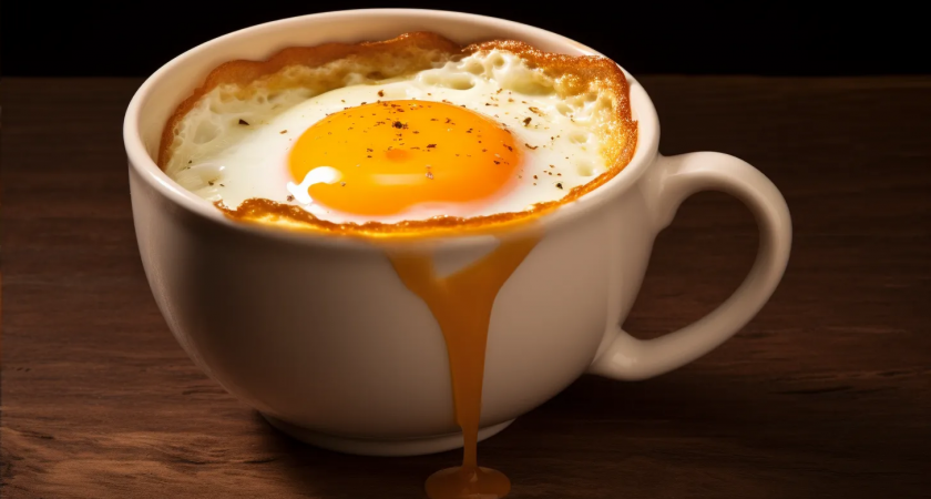 За 5 минут из 2 яиц и пригоршни сыра — нежная яичница в кружке: соседи обязательно спросят рецепт