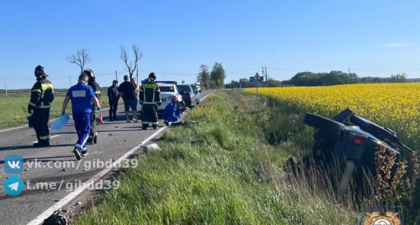 Смертельная авария под Гурьевском: водитель погиб, врезавшись в дерево