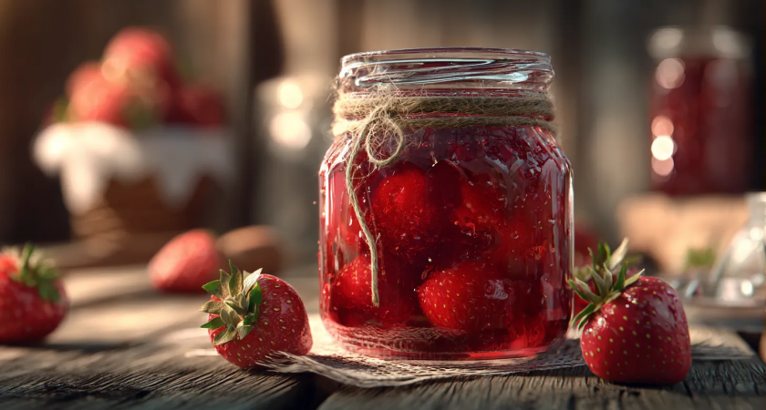 Трендовое жареное клубничное варенье за 15 минут — яркий вкус лета без долгой варки
