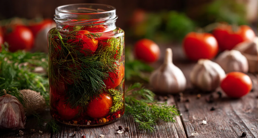 Рецепт хрустящих солёных помидоров — есть можно через 3 дня, а на вкус лучше, чем у бабушки