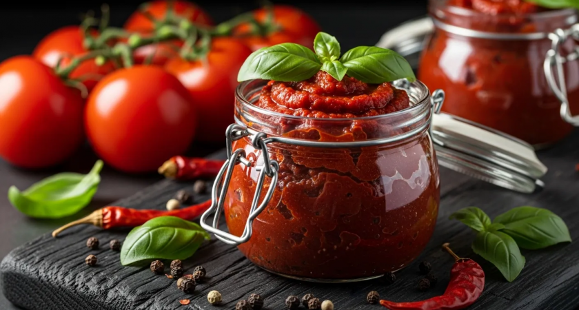 Быстро, просто, вкусно: томатная паста на зиму без заморочек всего из 4-х ингредиентов