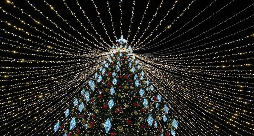 У новой калининградской елки за 25 млн рублей уже не горит несколько секторов