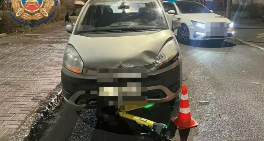 Опасная езда: 21-летний самокатчик получил травмы после столкновения на Молочинского 