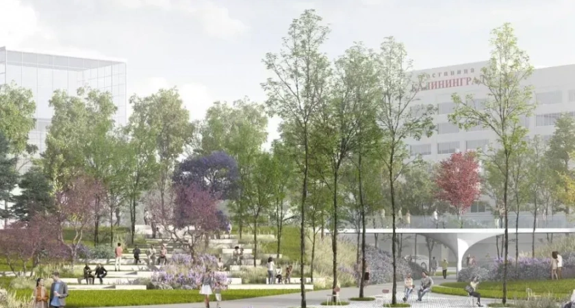 «Парк Россия» обретает черты: как будет выглядеть место вместо Дома Советов в Калининграде