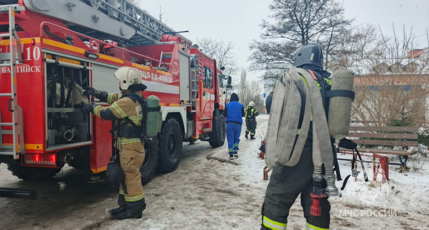 В Балтийске ребенок пострадал при пожаре в многоэтажке