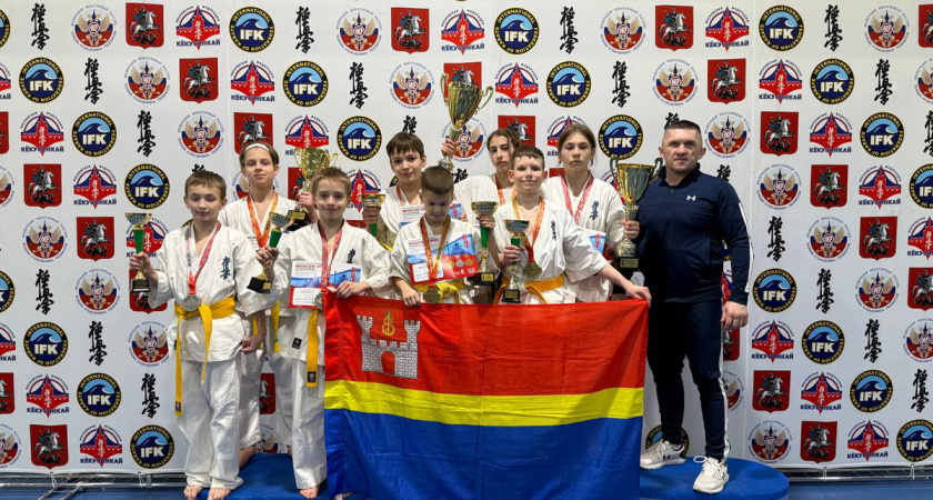 Калининградцы завоевали семь медалей на Moscow Open по кекусинкай