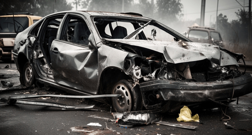 Огромная авария под утро: 7 машин столкнулись на трассе в районе посёлка Борисово — подробности дела