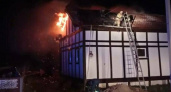 В Правдинске произошел пожар в жилом доме с мансардой на улице Электрической