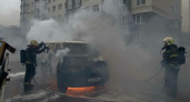 На одной из улиц Калининграда загорелся автомобиль. Что произошло? Подробности