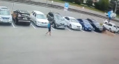 Что случилось в Барнауле с припаркованным внедорожником (ВИДЕО) 