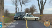 Серьёзная авария под Гурьевском: столкновение двух автомобилей парализовало движение