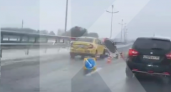 На Приморском полукольце снова аварии: водителей тормозит двухкилометровая пробка