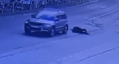 У школы  милиции в Калининграде сбили велосипедиста, авария попала на видео 