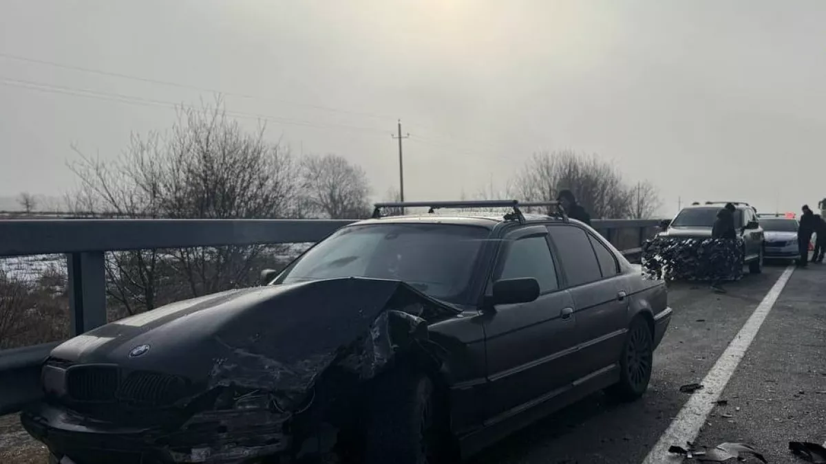 Под Калининградом массовое ДТП: девять машин не поделили трассу