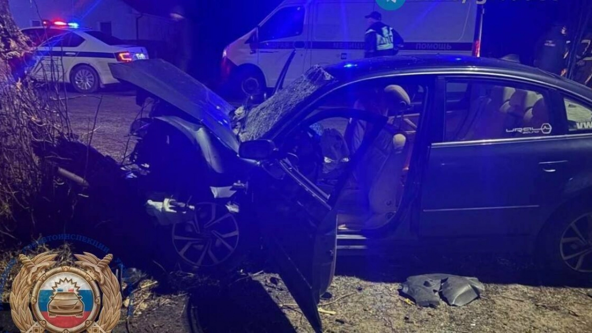 Трагедия в Полесске: 17-летний бесправник на скорости протаранил дерево, отправив себя и троих юных друзей в реанимацию