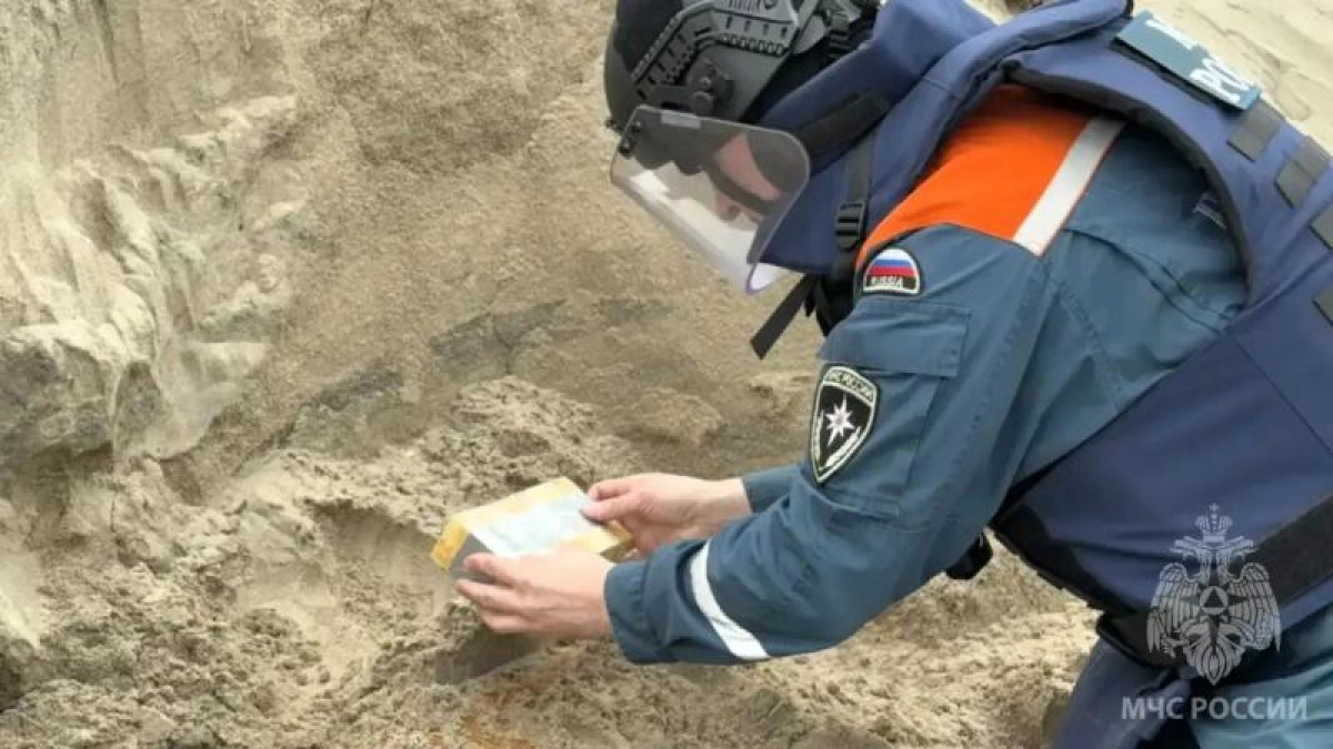 На Балтийской косе нашли немецкую бомбу SD-250 — её нельзя было вывезти, взорвали на месте