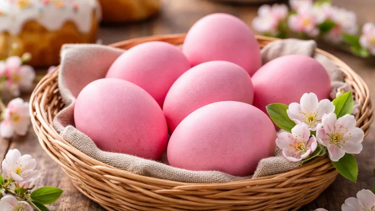 До Пасхи осталось несколько дней: как покрасить яйца в нежно-розовый цвет без химии - даже Барби позавидовала бы