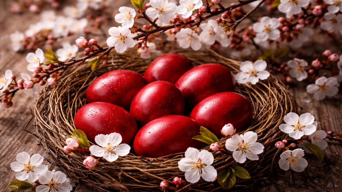 Я перестала покупать красители: нашла рецепт ярко-красных яиц на Пасху, который реально работает