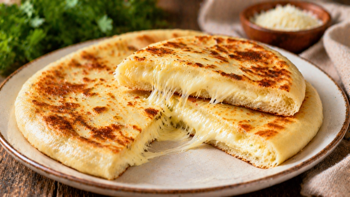 Готовлю хачапури на сковороде за 15 минут: простой рецепт с тянущимся сыром