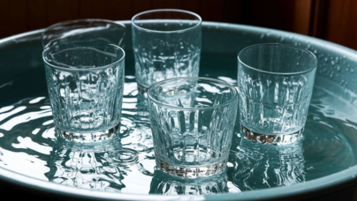 Как за 15 минут отмыть стаканы от известкового налёта с помощью уксуса и соды — никакая дорогая химия не сравнится