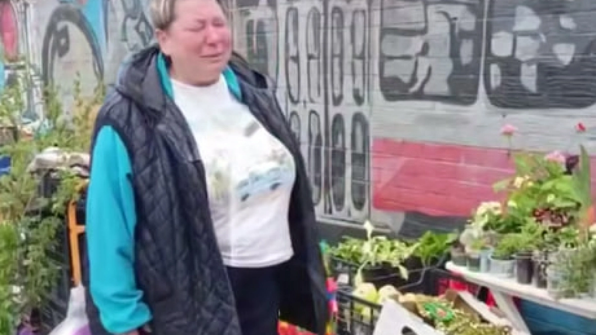 Довели до слёз продавца: полицейские снова снесли нелегальную овощную палатку, помогавшую бездомным животным в Калининграде — видео