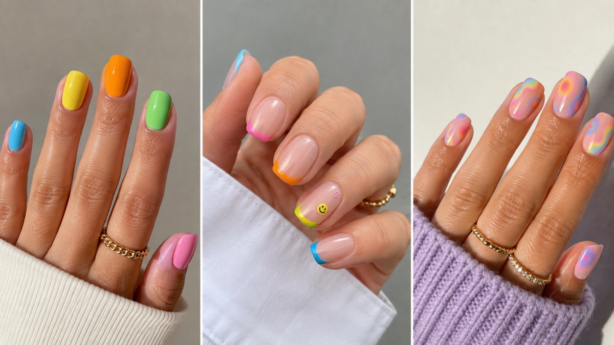 Серотониновый маникюр снова в моде: 3 ярких варианта, которые стоит попробовать в 2026 году