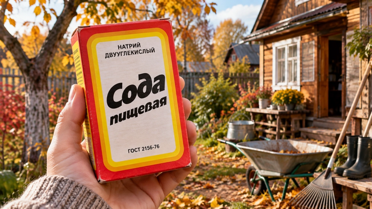Соду осенью везу на дачу обязательно: 5 мест, где она выручает перед закрытием сезона