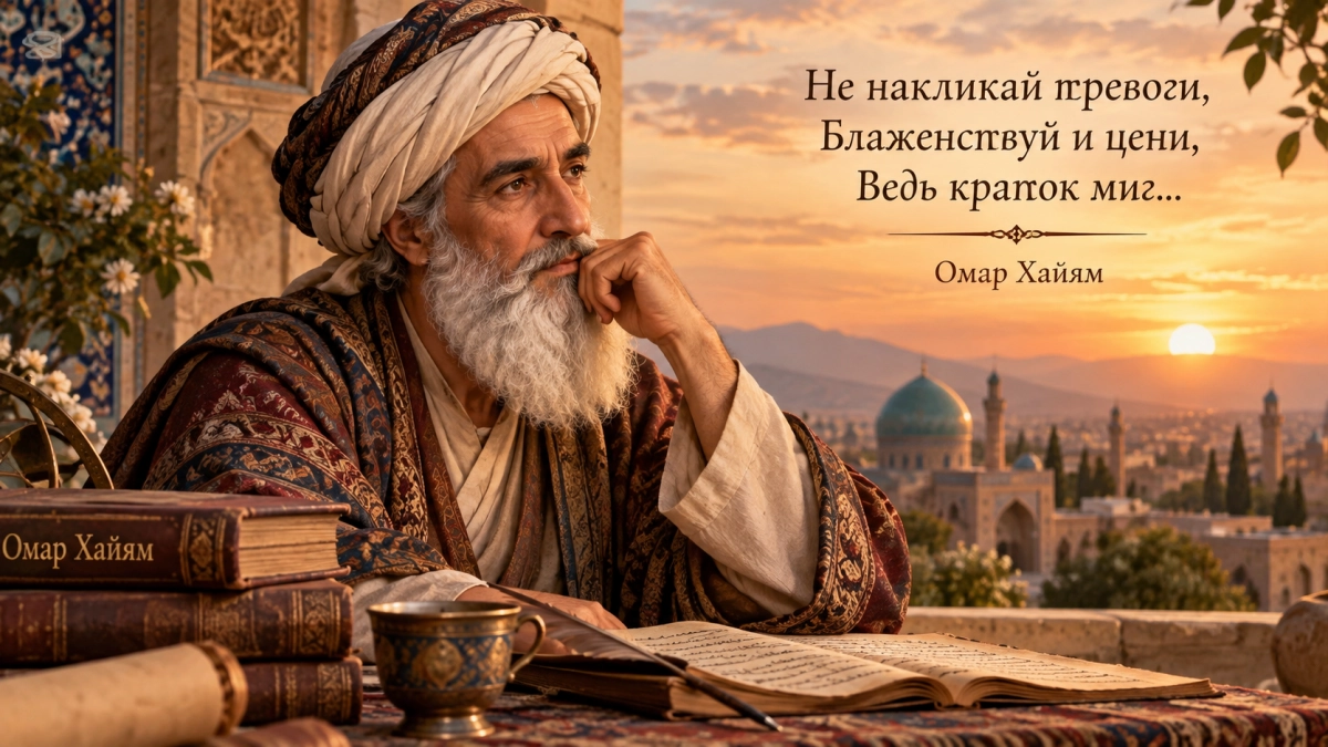 Как избавиться от страха и тревоги раз и навсегда? Ответ еще 1000 лет назад дал мудрый Омар Хайям