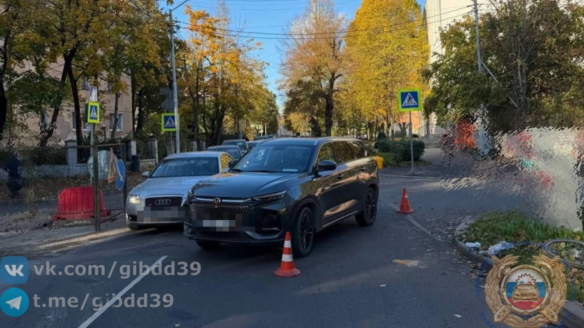 ДТП в центре Калининграда: 73-летний велосипедист получил травмы
